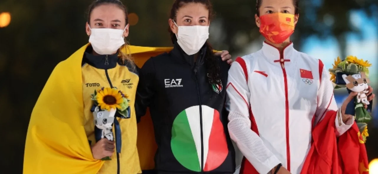 Lorena Arenas, medallista olímpica colombiana / Foto AFP