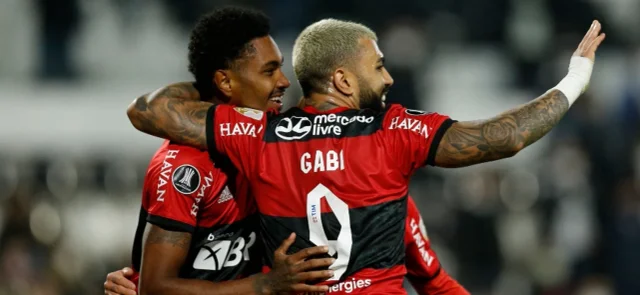 Flamengo goleó a Olimpia / AFP