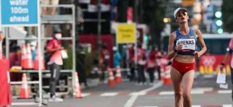 Lorena Arenas compitiendo en los Juegos Olímpicos / Foto AFP