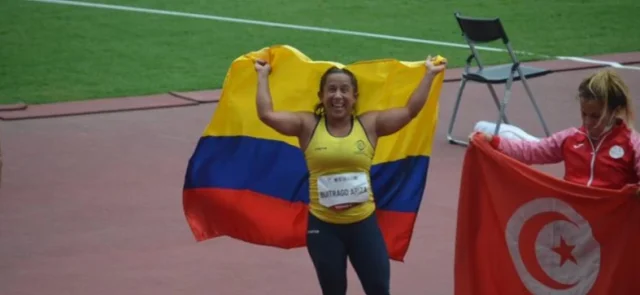 Mayerli Buitrago, plata para Colombia / Foto Comité Olímpico Colombiano