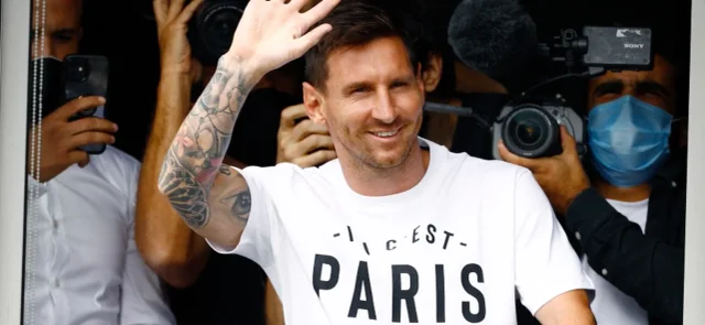 Messi llegó a París / AFP