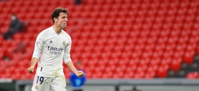 Álvaro Odriozola fue cedido a Fiorentina por una temporada. / Foto: AFP