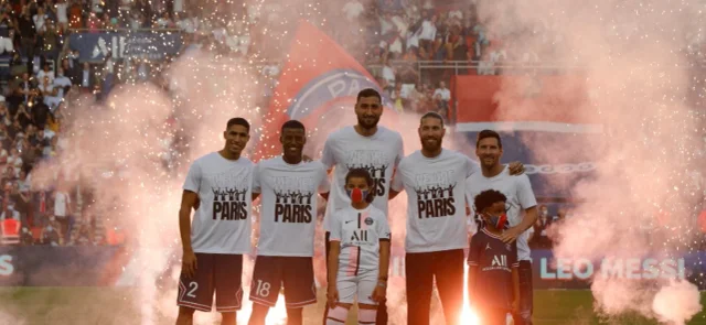 Recibimiento a los refuerzos de PSG / Foto AFP