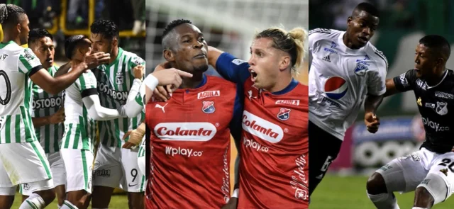 Nacional y Medellín ganaron; Cali y Millonarios empataron / Fotos VizzorImage