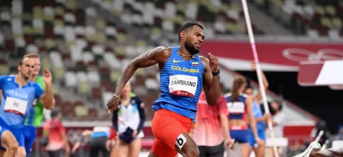Zambrano, atleta colombiano en los Juegos Olímpicos / Foto AFP