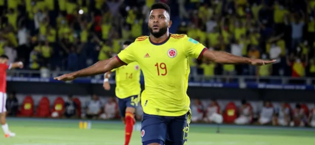 Miguel Borja marcó 2 goles/ VizzorImage - Jairo Cassiani