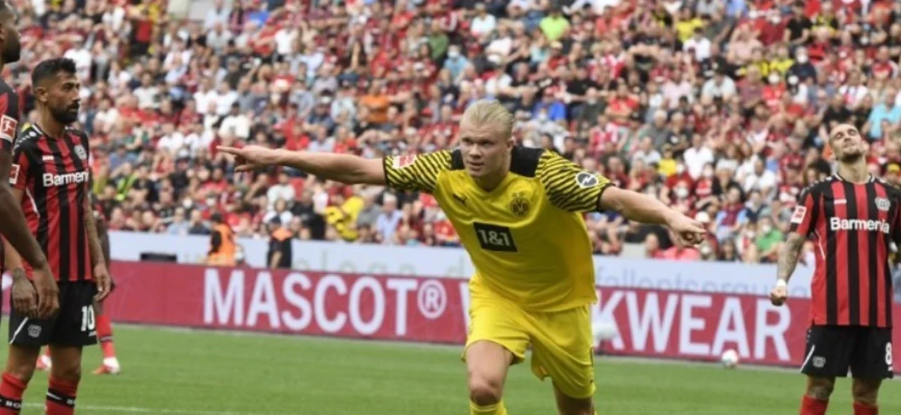 Erling Haaland, goleador de Borussia Dortmund/ AFP