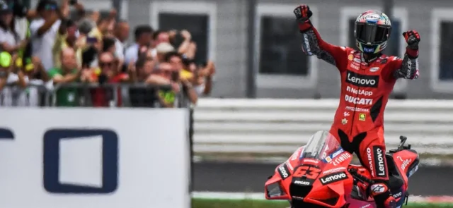 Francesco Bagnaia consiguió la segunda victoria consecutiva de su carrera / AFP