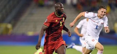 Lukaku con la selección de Bélgica - Foto: AFP