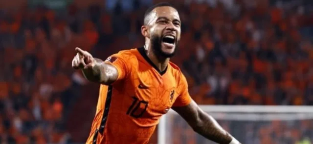 Memphis Depay, figura de Países Bajos/ AFP
