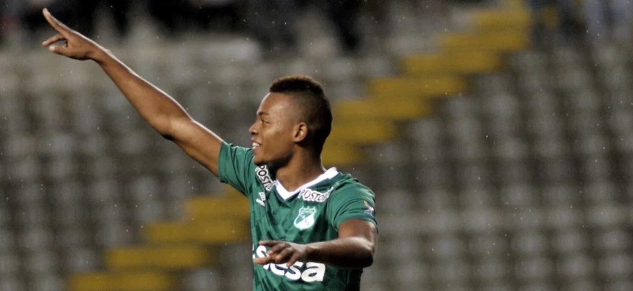 Harold Preciado, delantero de Deportivo Cali/ Vizzorimage