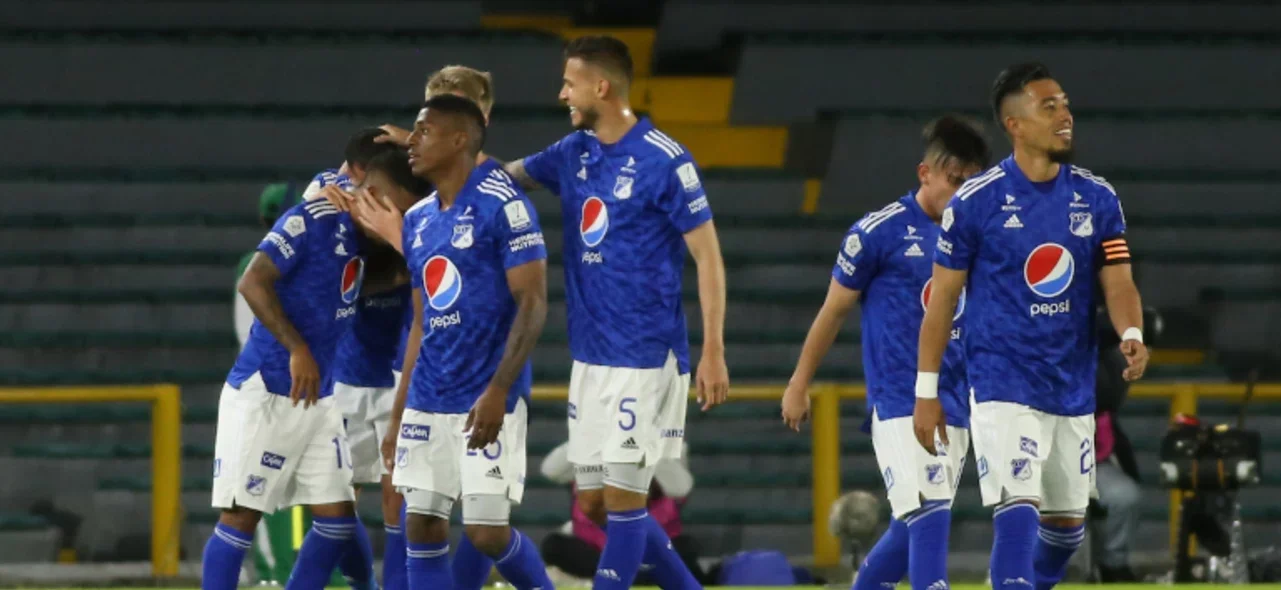Millonarios derrotó 3-1 a Huila en El Campín. / Foto: VizzorImage - Daniel Garzón