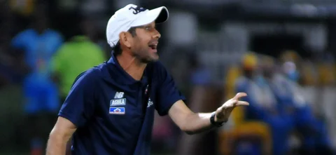 Habla Arturo Reyes, DT de Junior. Foto: Photo: VizzorImage / Jesus Rico