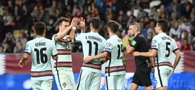 Bruno Fernandes marcó uno de los goles/ AFP