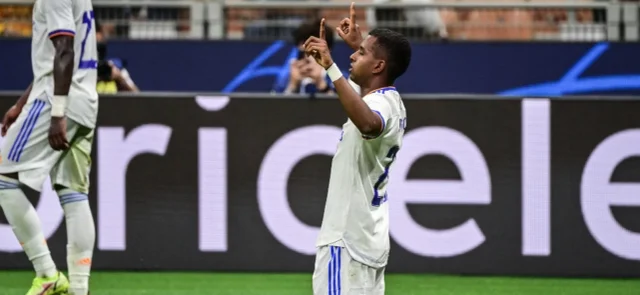 Rodrygo anotó el único gol del compromiso. / Foto: AFP