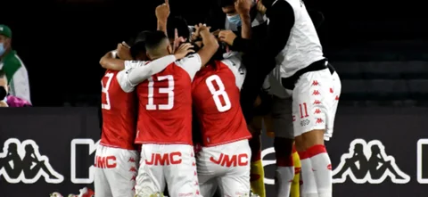 Santa Fe derrotó 2-1 a Nacional en el Campin. Foto: VizzorImage / Luis Ramirez