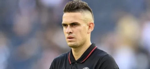 Rafael Santos Borré, delantero de Frankfurt/ AFP