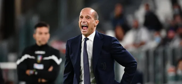 Allegri en el último partido con Juventus / Foto AFP