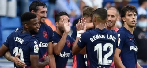 Celebración de Atlético de Madrid/ AFP