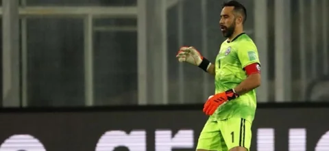 Claudio Bravo, arquero de Chile. / Foto: AFP