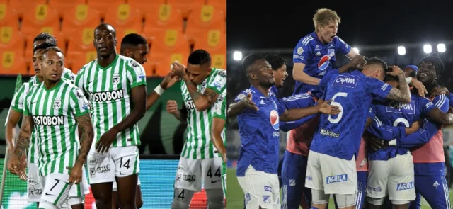 Nacional y Millonarios tienen un mano a mano en la Liga BetPLay / Fotos Vizzorimage