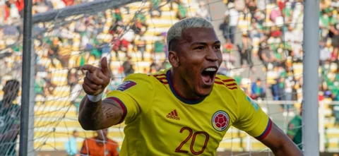 Roger Martínez marcó el gol de la selección Colombia. /Foto: AFP