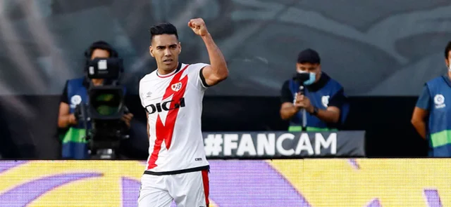 Falcao suma 3 goles con Rayo Vallecano. / Foto: AFP