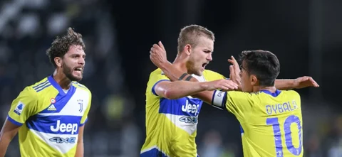 Juventus celebra el triunfo sobre Spezia / Foto AFP