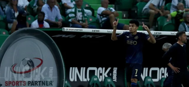 Luis Díaz celebra con Porto / Foto AFP