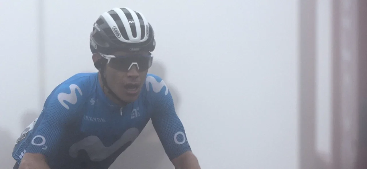 Miguel Ángel López en La Vuelta a España / Foto AFP