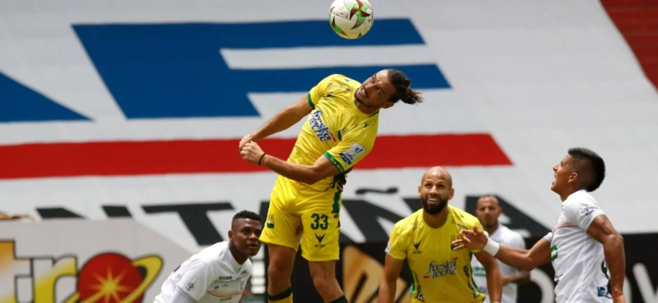 Once Caldas empató 1-1 frente a Bucaramanga / Foto: VizzorImage- John Jairo Bonilla