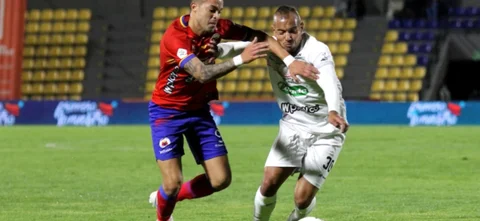 Once Caldas se impuso 0-1 frente a Pasto. / Foto: VizzorImage - Leonardo Castro