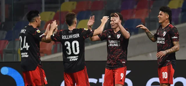 Jorge Carrascal marcó en el triunfo de River Plate. / Foto: River Plate