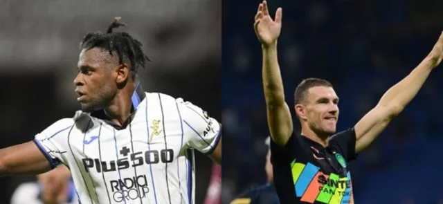 Zapata y Dzeko, figuras de la fecha de la Serie A/ AFP