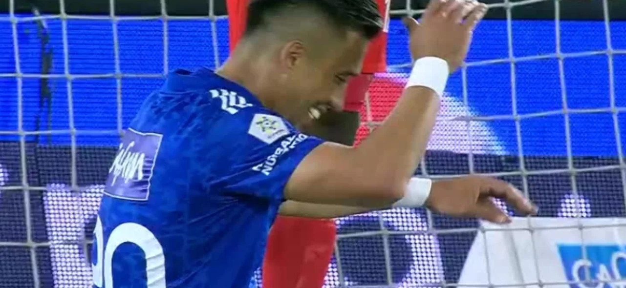 Fernando Uribe falló una oportunidad frente a Huila.