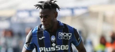 Duván Zapata, delantero de Atalanta/AFP