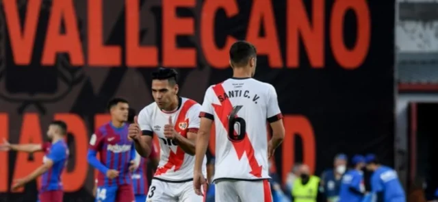 Falcao lleva 4 goles con Rayo Vallecano/ AFP