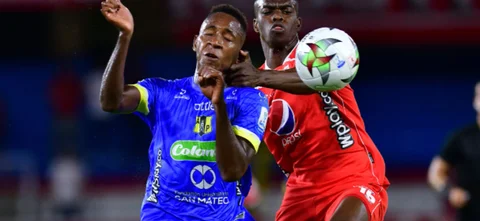 América y Alianza Petrolera empataron 1-1. / Foto: VizzorImage - Nelson Ríos.