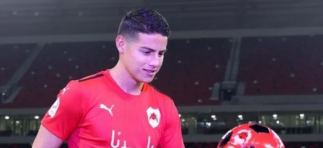 James Rodríguez, jugador colombiano de Al Rayyan/ AFP