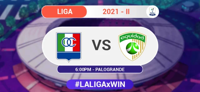 Once Caldas vs La Equidad