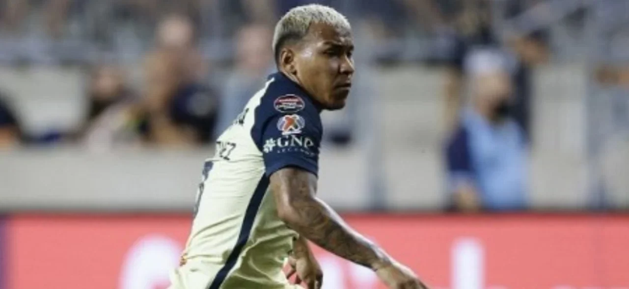 Roger Martínez, delantero colombiano de América de México/ AFP