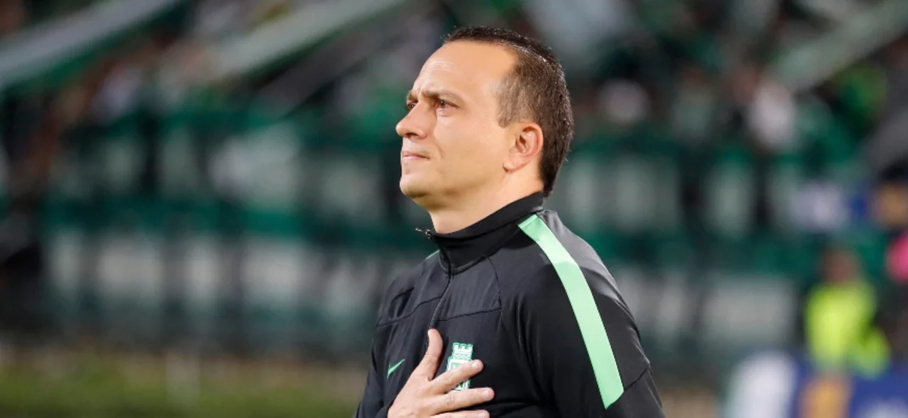 Habla Alejandro Restrepo, DT de Atlético Nacional. Foto: VizzorImage / Donaldo Zuluaga
