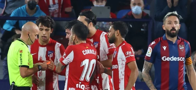 Levante 2-2 Atlético de Madrid / Foto AFP