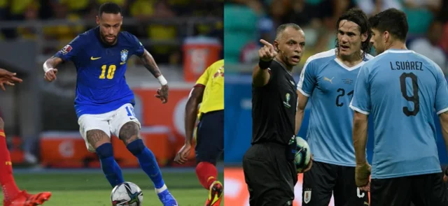 Uruguay, en busca de un triunfo frente a Brasil / Fotos AFP