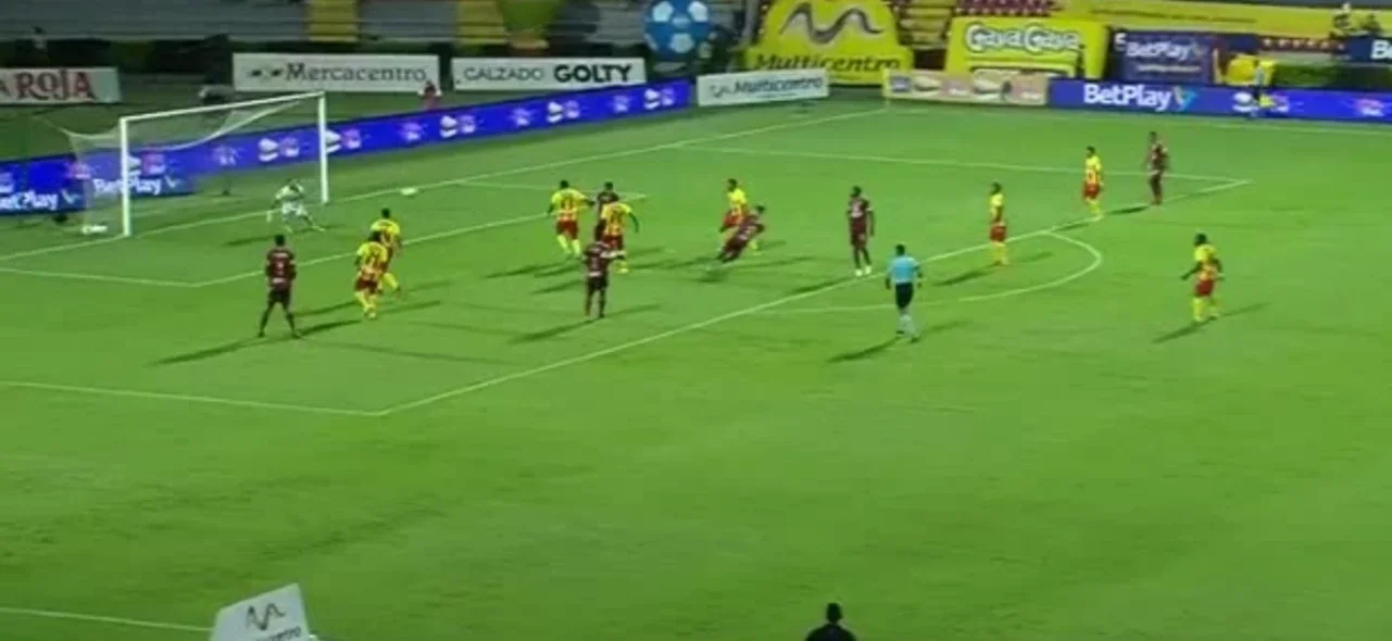 Castaño se destacó con una atajada frente a Tolima.