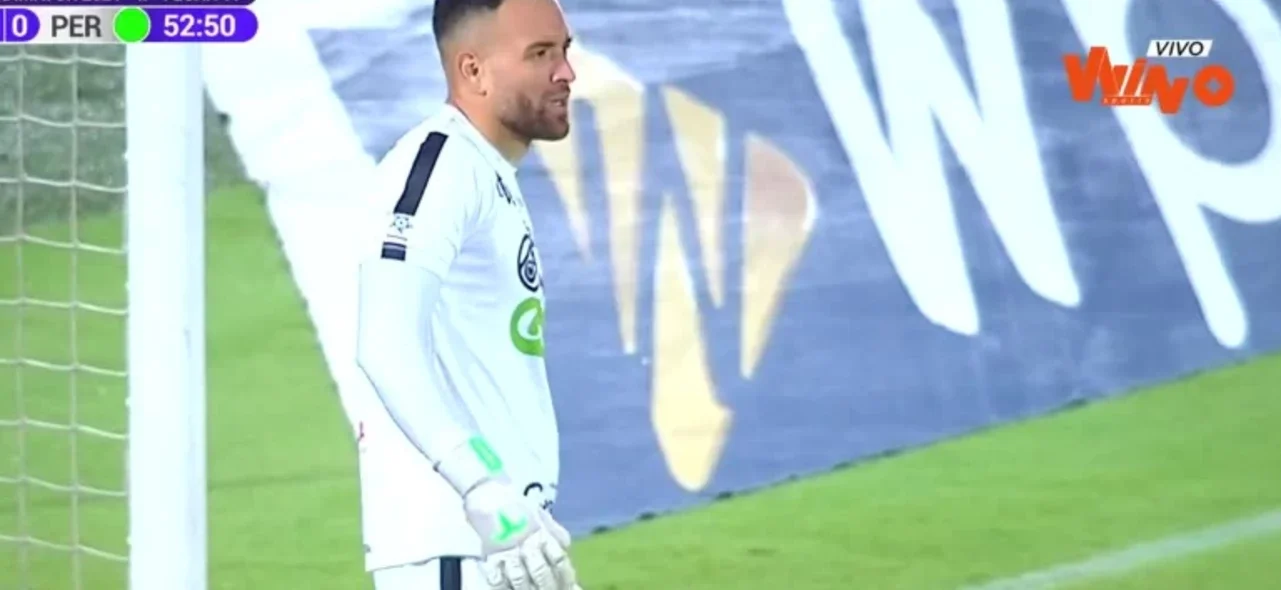 Castaño tuvo una destacada atajada frente a Vuletich.