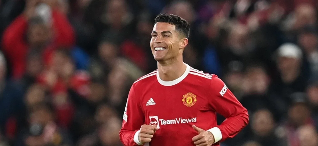 Cristiano marcó el gol del triunfo de Manchester United. / Foto: AFP