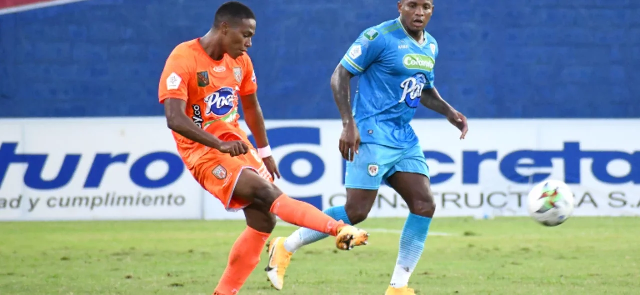 Jaguares y Envigado empataron 1-1. Foto: VizzorImage / Felipe López