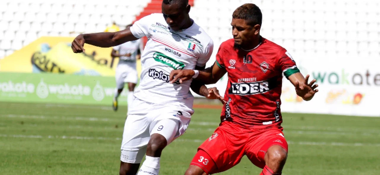 Once Caldas y Patriotas empataron 1-1. / Foto: VizzorImage