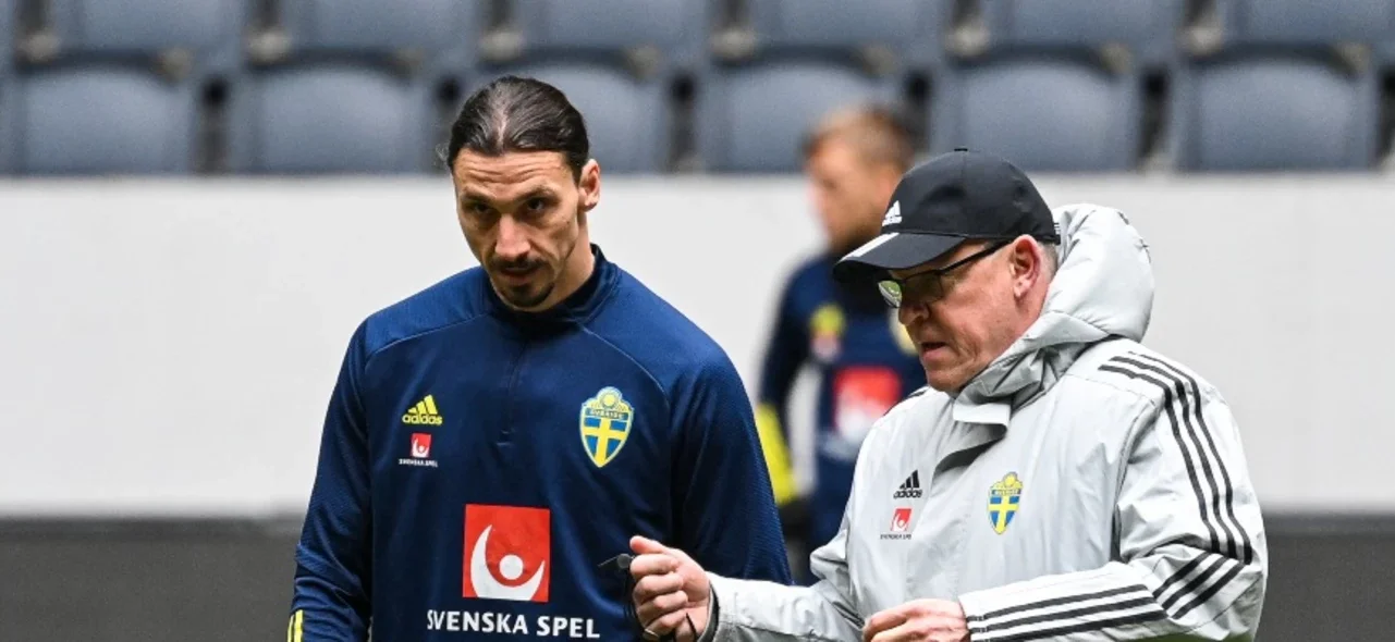Ibrahimovic es baja de Suecia / Foto AFP